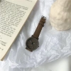 Đồng hồ thạch anh nữ MKEB da cổ điển mặt tròn, dây da giả Colo, thời trang, quà tặng - 52.470 VND 7
