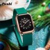 Đồng Hồ Thạch Anh Poshi Chính Hãng Silicon Chống Thấm Nước, Thiết Kế Đơn Giản Thời Trang Nữ 4