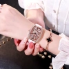 Đồng hồ thời trang nữ DZG dây da mặt đính đá siêu đẹp - Khuyến mãi 23.000đ 4
