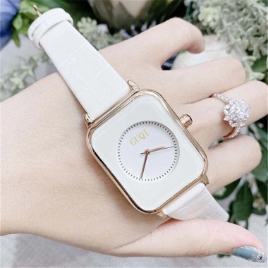 Đồng hồ thời trang nữ GuQi dây da hot - giảm 30% chỉ 30.000₫ phong cách trẻ trung 2