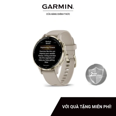 Đồng Hồ Thông Minh Garmin Venu 3S Pebble Gray - Giá ưu đãi 11.2tr, chính hãng, theo dõi sức khỏe & thể thao 3