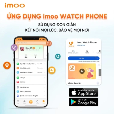 Đồng Hồ Thông Minh Trẻ Em Imoo Z1 4G Gọi Video Call HD Định Vị GPS Kháng Nước 2.29 Triệu