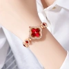 Đồng Hồ TikTok Live Widecast Dây Cỏ Bốn Lá Đính Kim Cương Giá 54.942 VND 3