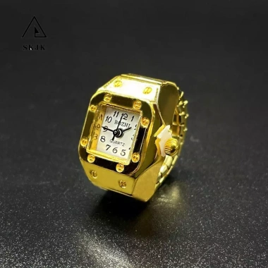 Đồng hồ trang sức nhẫn phong cách punk cổ điển, hip hop retro - Dây đeo sáng tạo, chỉ 60.170₫