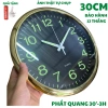 Đồng Hồ Treo Tường Dạ Quang Phát Sáng Ban Đêm Kim Trôi A3 - Eco Store VN 133.999₫ 10