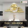 Đồng Hồ Treo Tường HƯƠU TÀI LỘC Kim Trôi Cao Cấp VIVA DECOR Lianzhang V293 Giá ưu đãi 969.000₫