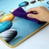 Đồng hồ treo tường kim trôi Hươu Tuần Lộc Trang trí phòng khách ngủ quà tặng 250k 6