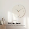 Đồng hồ treo tường Mooas im lặng tròn đơn giản - Quét chống dính, pin, giá ưu đãi 585.000 VND 7