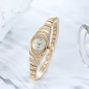 Đồng hồ vòng tay thép không gỉ vàng bạc, họa tiết bướm đính kim cương, giá ưu đãi cho nữ 9