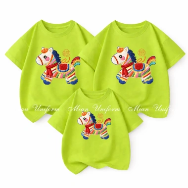 Đồng phục áo thun cotton co giãn đủ size - Áo phong gia đình Tết 2.026, giá 49.000 3