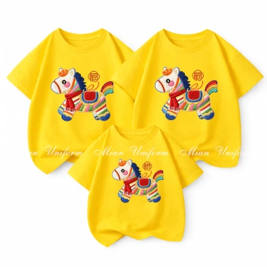 Đồng phục áo thun cotton co giãn đủ size - Áo phong gia đình Tết 2.026, giá 49.000 6