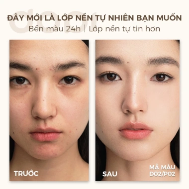 DOPI Kem nền không lem lâu trôi 24h kiểm soát dầu chống nước 35ml 359.000₫ 4