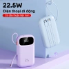 Dosen PD22.5W Power Bank 10.000mAh/25.000mAh, Dây Đôi, Màn Hình LED Tích Hợp - Giá 389.800 VND 6