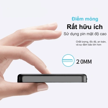 Dosen Pro Mini Powerbank Không Dây 10.000mAh/12.000mAh 22.5W Sạc Nhanh Giá ưu đãi 580k 2