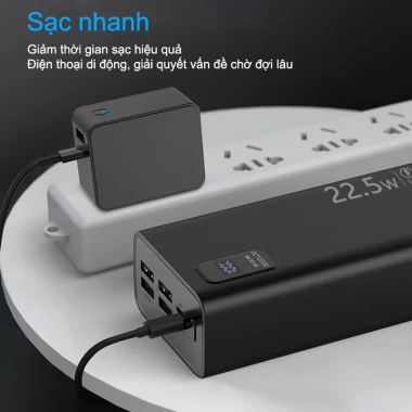 Dosen Pro Power Bank PD 22.5W 30.000mAh – Pin dự phòng LED tích hợp, sạc nhanh, chỉ 209.800 VND 8