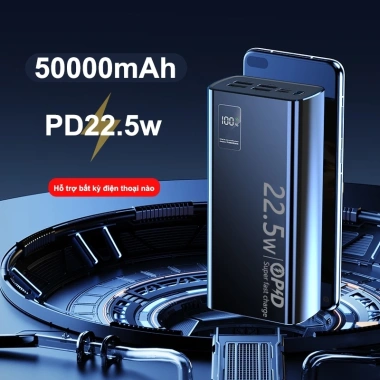 Dosen Pro Power Bank PD 22.5W - Pin 10.000‑50.000mAh, Màn Hình LED Tích Hợp, Giá 228.626₫ 4