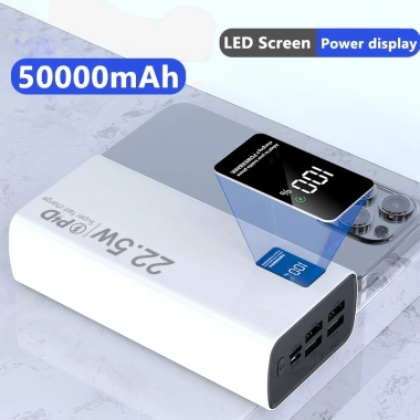Dosen Pro Power Bank PD 22.5W - Pin 10.000‑50.000mAh, Màn Hình LED Tích Hợp, Giá 228.626₫ 8