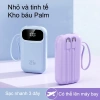 DOSEN PRO Sạc dự phòng 25.000mAh PD 22.5W Dây đôi, màn hình LED, thiết kế di động, giá 389.800₫ 4
