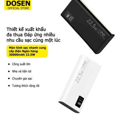 Dosen Pro Sạc Dự Phòng PD22.5W 30.000mAh - Pin Dự Phòng 80.000mAh, Màn Hình LED, Giá 228.626 VND 2