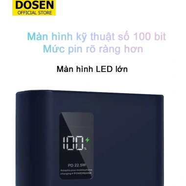 Dosen Pro Sạc Dự Phòng PD22.5W 30.000mAh - Pin Dự Phòng 80.000mAh, Màn Hình LED, Giá 228.626 VND 5