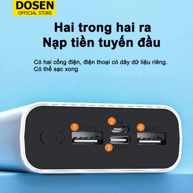 Dosen Pro Sạc Dự Phòng PD22.5W 30.000mAh - Pin Dự Phòng 80.000mAh, Màn Hình LED, Giá 228.626 VND 7