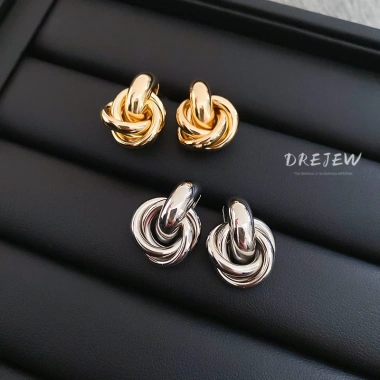 Drejew Bạc 925 Kim Tròn Gói Bông Tai Nữ - Kim Loại Nhẹ Sang Trọng, Thiết Kế Thời Trang, Giá 22.320₫ 3