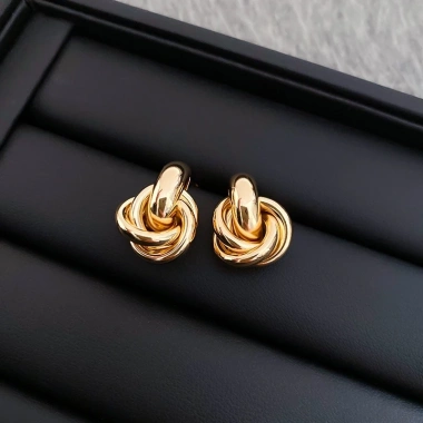Drejew Bạc 925 Kim Tròn Gói Bông Tai Nữ - Kim Loại Nhẹ Sang Trọng, Thiết Kế Thời Trang, Giá 22.320₫ 10