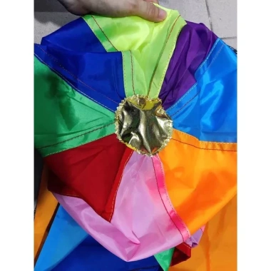 Dù cảm thụ âm nhạc 7 sắc cầu vồng cho bé - Vui chơi ngoài trời, picnic, giá chỉ 135.000₫