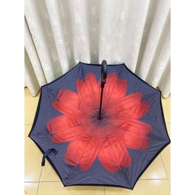 Dù Đi Mưa Gấp Ngược Thông Minh Cho Xe Hơi Ô Tô - Màu Ngẫu Nhiên, Giá Ưu Đãi 90.451 VND 3