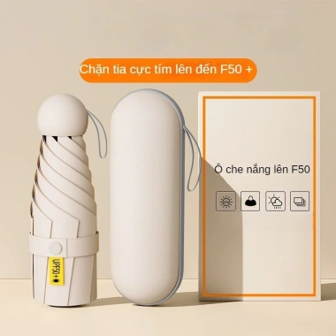 Dù Gấp Gọn 2 Lớp Che Mưa Nắng Chống UV F50+ Tiện Lợi Mang Theo Giá 94.676
