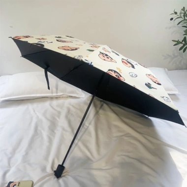 Dù gấp tự động chống mưa nắng in hình Shin‑Chan dễ thương cho nữ giá 165.699₫