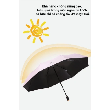 Dù Gấp Tự Động Siêu Nhẹ Chống UV - Che Nắng Tốt, Dễ Mang Theo, Ô Mini Cao Cấp