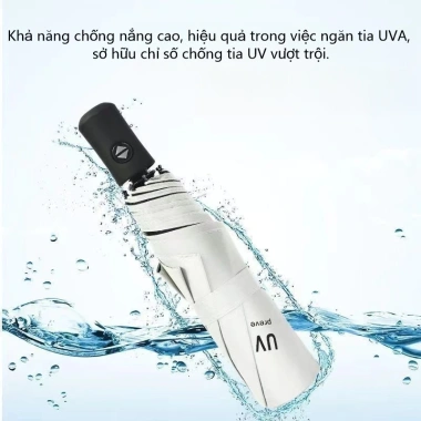 Dù Gấp Tự Động Siêu Nhẹ Chống UV - Che Nắng Tốt, Dễ Mang Theo, Ô Mini Cao Cấp