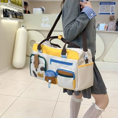 Du lịch ngắn Dopamine Yoga Tote công suất lớn, túi hành lý nữ xách tay giảm còn 199k 4