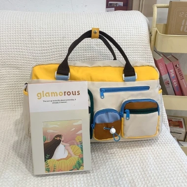 Du lịch ngắn Dopamine Yoga Tote công suất lớn, túi hành lý nữ xách tay giảm còn 199k 6