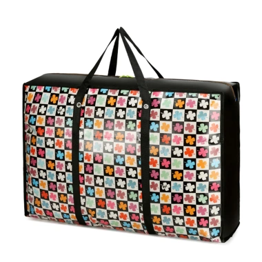 Du lịch tiện lợi: Túi đựng hành lý gập lại Quilt dung tích lớn, dây kéo dày, chống nước - chỉ 32.000₫
