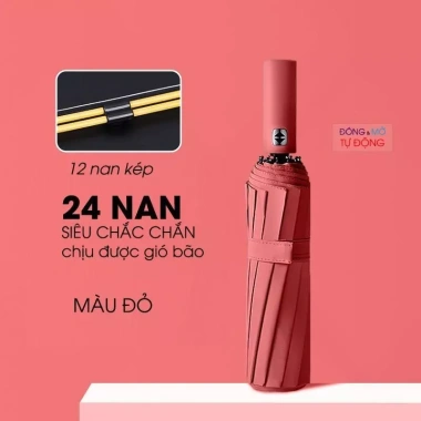 Dù Tự Động Chống Nắng Che Mưa 24 Nan Polyester - Chống Thấm, Gấp Gọn, Đa Năng, Tiện Lợi 82.320 VND 10