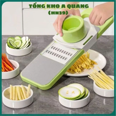Dụng Cụ Bào Nạo Rau Củ Quả Đa Năng 6 Lưỡi Dao Inox JYoohome - Siêu Nhanh, An Toàn