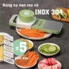 Dụng Cụ Bào Nạo Rau Củ Quả Đa Năng 6 Lưỡi Dao Inox JYoohome - Siêu Nhanh, An Toàn 6