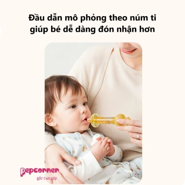 Dụng cụ cho bé uống thuốc chống sặc, đầu silicon mềm kèm hộp đựng MS341 - Giá ưu đãi 50.500₫ 2