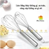 Dụng cụ đánh trứng cầm tay inox, phới lồng tròn mạnh, khuấy bột và đánh kem chỉ 19.900 VNĐ 3