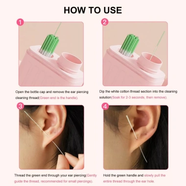 Dụng cụ làm sạch lỗ tai 360 chiếc dùng một lần và dung dịch 30ml cho nam giảm giá 59.996 VND 7