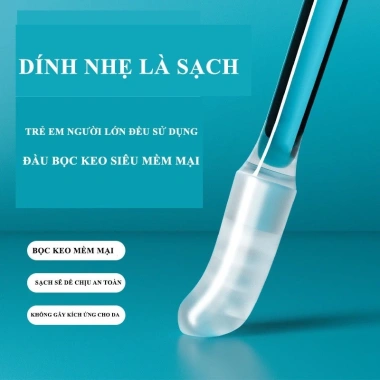 Dụng Cụ Lấy Ráy Tai Dính 24 Cây - Đầu Keo Mềm An Toàn, Không Đau, Hiệu Quả 7