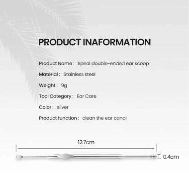 Dụng cụ lấy ráy tai IMAGIC thép không gỉ hai đầu tiện dụng - Giá chỉ 37.400₫