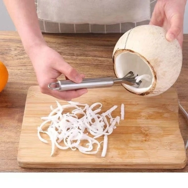 Dụng cụ nạo dừa đa năng - Đánh vẩy cá, bào sợi cà rốt, lấy ruột dưa lưới, chỉ 15.360đ