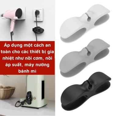 Dụng cụ quấn dây giữ đầu phích cắm KOUTS - Kẹp cuộn dây điện chắc chắn, giá chỉ 10.5k