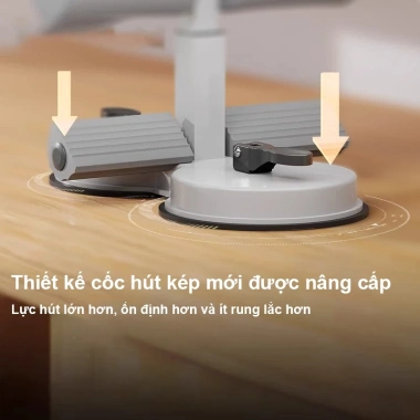 Dụng cụ tập cơ bụng có dây kéo, đế hút chân không - Gập bụng tại nhà, chỉ 39k