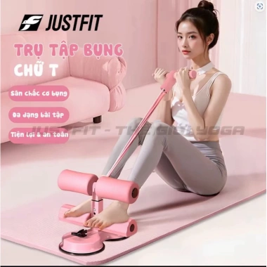 Dụng cụ tập cơ bụng Welike có dây kéo, đế hút chân không, trụ chữ T - Giảm eo béo 99k