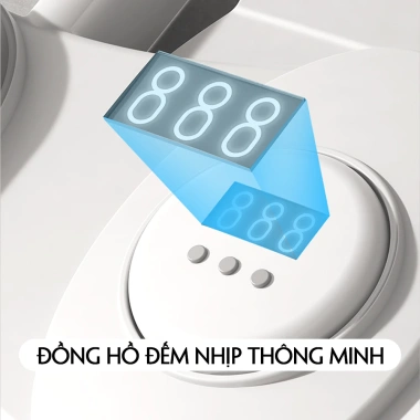 Dụng Cụ Tập Plank 5 Trong 1 IH04 – Hít Đất, Squat, Bụng, Dây Kháng Lực, Đồng Hồ Đếm, Giá chỉ 250k 5