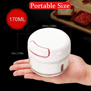 Dụng cụ xay tỏi ớt lưỡi dao bén, nhựa cao cấp, nhỏ gọn, dễ vệ sinh 26.600₫ 5